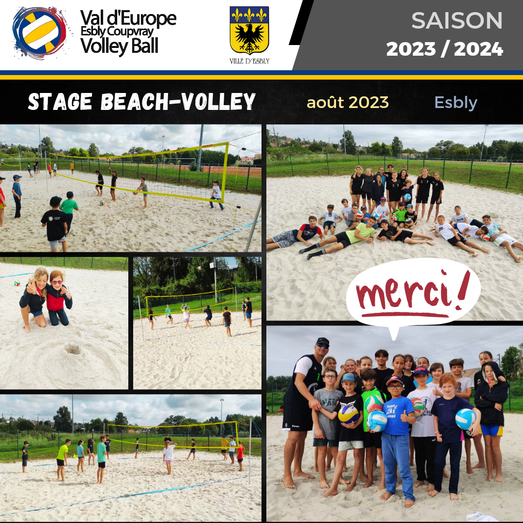 Retour sur le stage de Beach Volley
