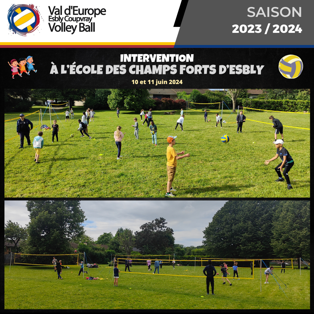 Intervention à l&rsquo;école des Champs Forts d&rsquo;Esbly