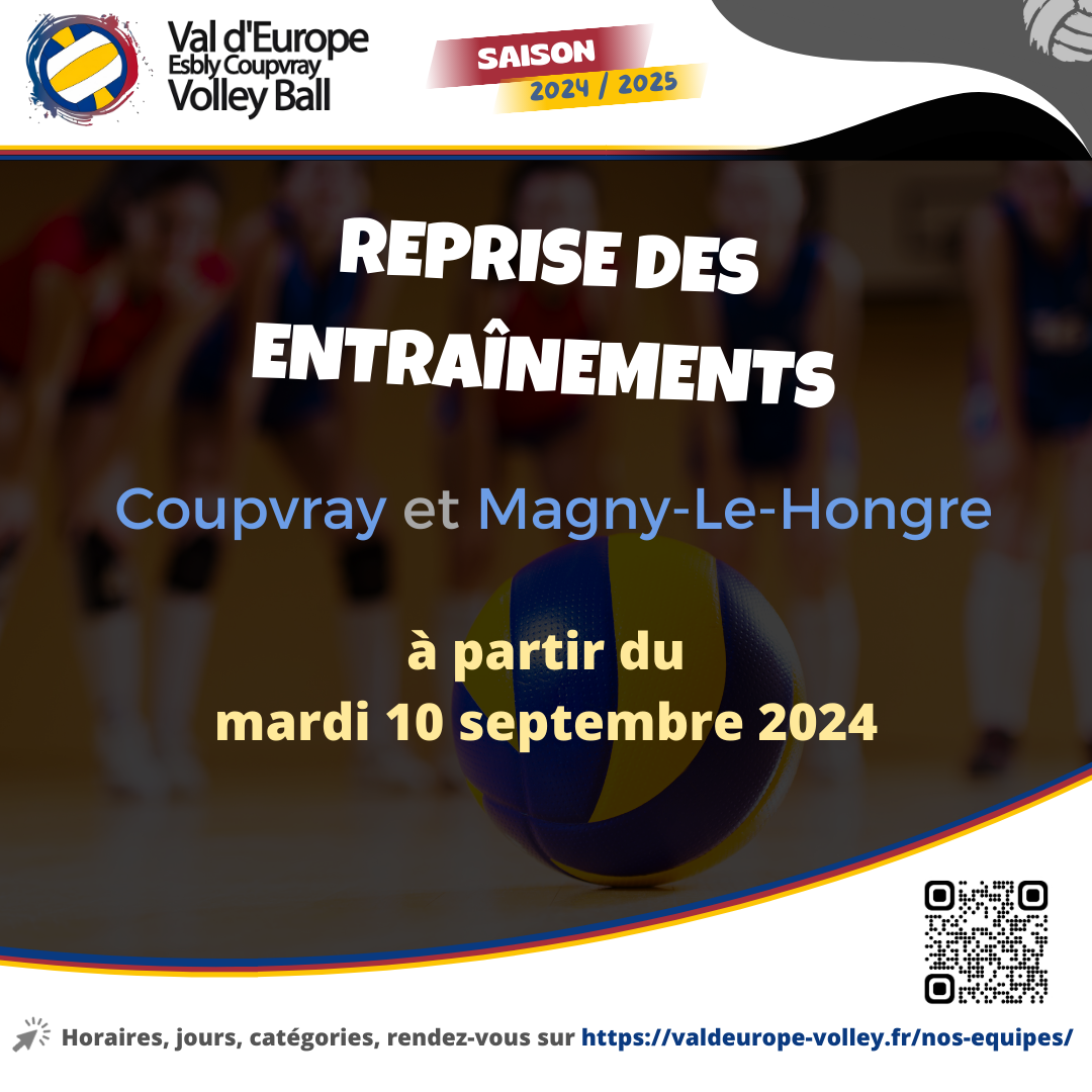 Reprise des entraînements